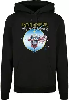 Толстовка с капюшоном IRON MAIDEN MADNESS BASIC Merchcode, черный
