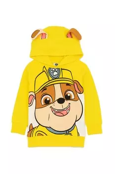 Толстовка с капюшоном из 100% хлопка с изображением персонажа Щенячьего патруля Vanilla Underground, желтый