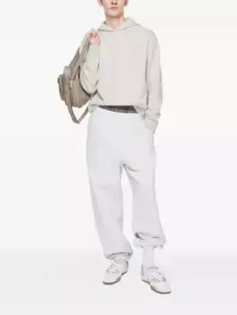 Толстовка с капюшоном из джерси Acne Studios, серый