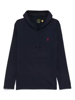 Толстовка с капюшоном из джерси Polo Ralph Lauren, синий