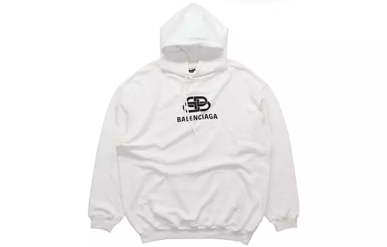 Толстовка с капюшоном из флиса BB Balenciaga