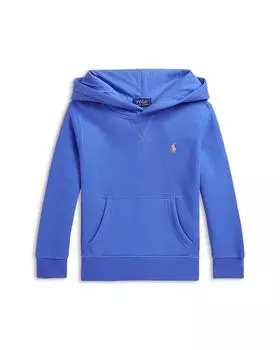 Толстовка с капюшоном из флиса для мальчиков - Little Kid Ralph Lauren, синий