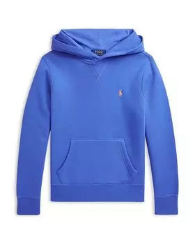 Толстовка с капюшоном из флиса для мальчиков - Big Kid Ralph Lauren, синий