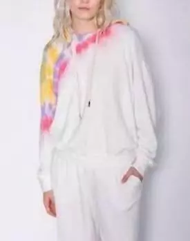 Толстовка с капюшоном из флиса с радужным узором Stateside, цвет rainbow