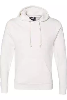 Толстовка с капюшоном из флиса Triblend от J. America, цвет antique white triblend