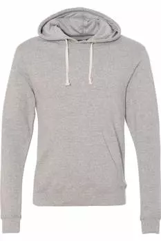 Толстовка с капюшоном из флиса Triblend от J. America, цвет grey triblend