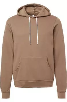 Толстовка с капюшоном из губчатого флиса BELLA + CANVAS, цвет vintage brown