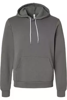 Толстовка с капюшоном из губчатого флиса BELLA + CANVAS, цвет asphalt