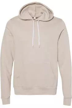 Толстовка с капюшоном из губчатого флиса BELLA + CANVAS, цвет heather dust