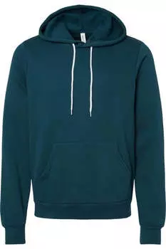 Толстовка с капюшоном из губчатого флиса BELLA + CANVAS, цвет atlantic