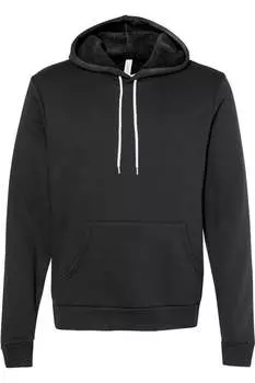 Толстовка с капюшоном из губчатого флиса BELLA + CANVAS, цвет vintage black