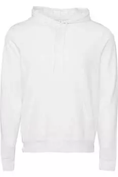 Толстовка с капюшоном из губчатого флиса BELLA + CANVAS, цвет dtg white