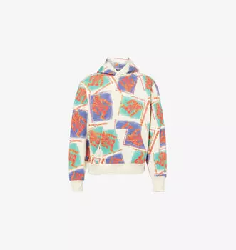 Толстовка с капюшоном из хлопкового трикотажа с графическим принтом и карманом-кенгуру Billionaire Boys Club, мультиколор