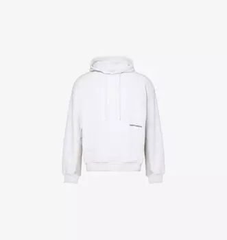 Толстовка с капюшоном из хлопковой смеси с надписью «Дизайн-отдел» The Couture Club, серый