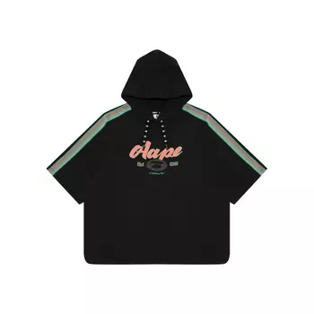 Толстовка с капюшоном из хлопковой смеси с логотипом Aape, Black BKX