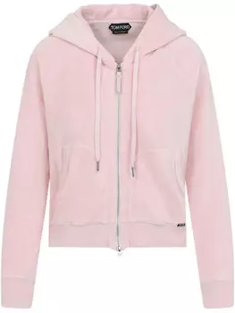 Толстовка с капюшоном из махровой ткани TOM FORD, розовый