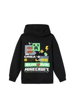 Толстовка с капюшоном из майнкрафта Name It, черный