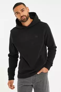 Толстовка с капюшоном из микрофлиса 'Ryan' Threadbare, черный