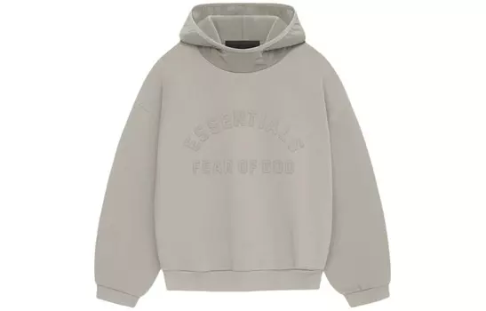 Толстовка с капюшоном из нейлонового флиса Fear Of God Essentials, цвет Seal