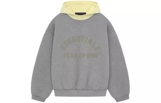 Толстовка с капюшоном из нейлонового флиса Fear Of God Essentials, желтый