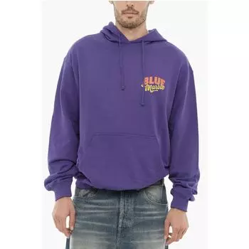 Толстовка с капюшоном из органического хлопка с логотипом Bluemarble, Purple