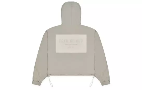 Толстовка с капюшоном из плотного нейлона на молнии Fear Of God