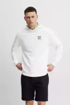 Толстовка с капюшоном из смесового материала "BLEND BHSweatshirt", белый