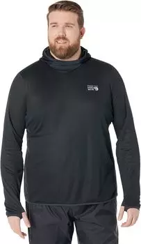 Толстовка с капюшоном из воздушной сетки Mountain Hardwear, цвет Dark Storm