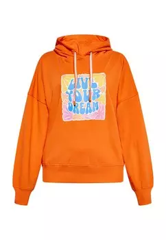 Толстовка с капюшоном IZIA Sweatshirt, оранжевый