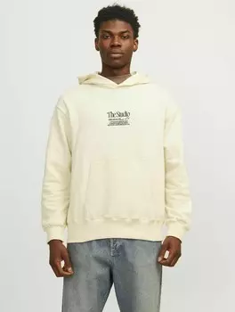 Толстовка с капюшоном Jack & Jones, бежевый