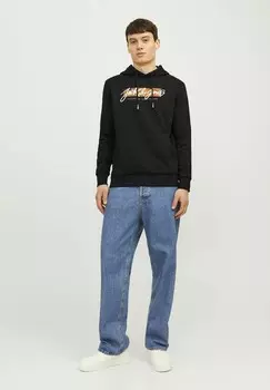 Толстовка с капюшоном Jack & Jones, черный