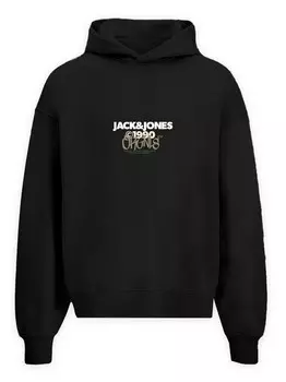 Толстовка с капюшоном Jack & Jones Junior, черный