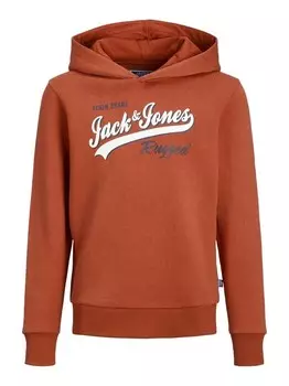 Толстовка с капюшоном Jack & Jones Junior, красный