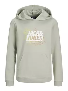 Толстовка с капюшоном Jack & Jones Junior, серый