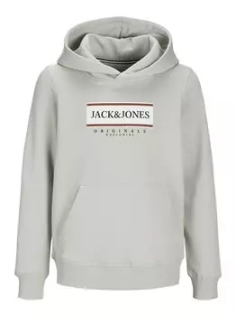 Толстовка с капюшоном Jack & Jones Junior, серый