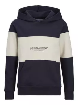 Толстовка с капюшоном Jack & Jones Junior, синий