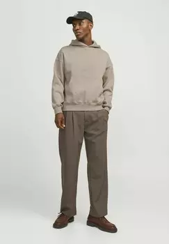 Толстовка с капюшоном Jack & Jones, коричневый