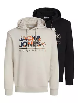 Толстовка с капюшоном Jack & Jones, мультиколор