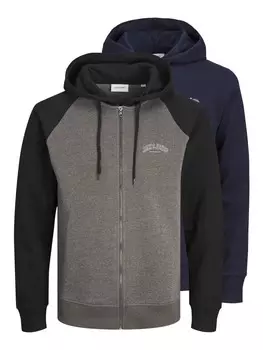 Толстовка с капюшоном Jack & Jones Ricky, темно-синий