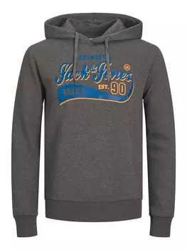 Толстовка с капюшоном Jack & Jones, серый
