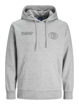 Толстовка с капюшоном Jack & Jones, серый