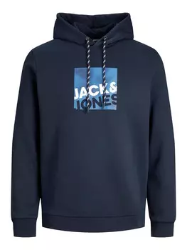 Толстовка с капюшоном Jack & Jones, синий