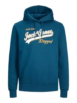 Толстовка с капюшоном Jack & Jones, синий