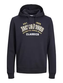 Толстовка с капюшоном Jack & Jones, синий