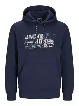 Толстовка с капюшоном Jack & Jones, синий