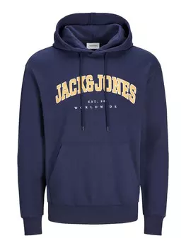 Толстовка с капюшоном Jack & Jones, синий