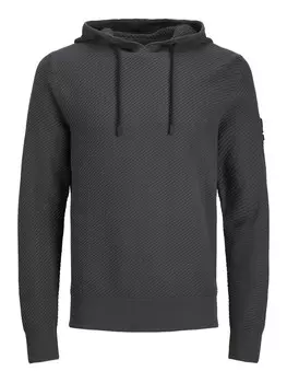 Толстовка с капюшоном JACK & JONES Sweater, темно-серый