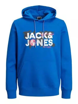 Толстовка с капюшоном JACK & JONES Sweatshirt JCODust, королевский синий