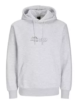 Толстовка с капюшоном JACK & JONES Sweatshirt JCOLima, светло-серый