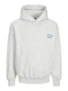 Толстовка с капюшоном JACK & JONES Sweatshirt JJBROOKLYN, цвет mottled white
